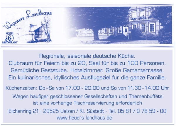 Wegeners Landhaus